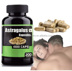 Suplemento OEM Astragalus Epimedium Ginseng americano 1000mg Cápsulas orgánicas de astrágalo - Product Image 2