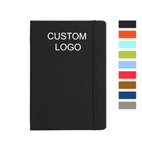Carnet de notes en cuir PU relié rigide A5 de haute qualité, personnalisable, pour le bureau, avec fonction de rappel de mots-clés