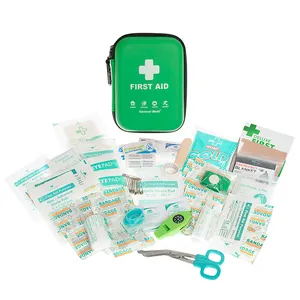 170 Piece Waterproof Personalized First Aid Survival Emergency Kit Empty Bag Medical First Aid Bag For Camping Car Travel Logo