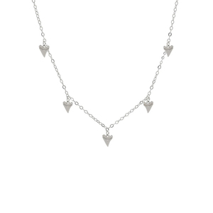 Joyería de moda al por mayor, joyería Vermeil de Oro, Plata de Ley 925, colgante de Diente de Tiburón, collar para mujer - Product Image 2