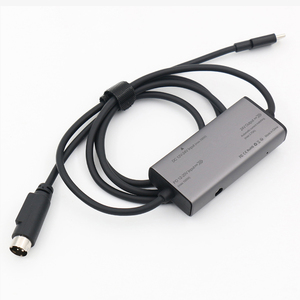 Câble de charge pour voiture avec port rond à 3 broches Type-C PD, compatible avec le chargeur de batterie externe mobile <span class=keywords><strong>ResMed</strong></span> <span class=keywords><strong>S9</strong></span> CPAP - Product Image 1