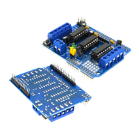 Carte d'extension de contrôle de moteur OKY2151 L293D à 4 canaux pour moteurs pas à pas et servomoteurs DC, compatible Arduino UNO R3 Mega2560