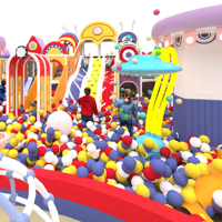Aoleao Centro de Entretenimiento Familiar Personalizado, Área de Juegos Interior con Piscina de Pelotas, Tobogán, Carrusel, 500 kg, Juegos Blandos, Certificado CE TUV