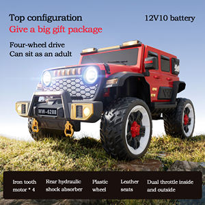 Truk Aki 12V Langsung dari Pabrik - Mobil Remote Control Besar untuk Anak-Anak, Plastik PP Tahan Lama untuk Bermain di Luar Ruangan - Product Image 4