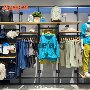 Hiện đại cửa hàng may mặc bố trí nội thất trang trí thiết kế tùy chỉnh vàng quần áo giá kệ cửa hàng thiết kế truy cập cho cửa hàng may mặc - Product Image 6