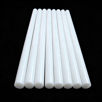 Barre solide en PET extrudé blanc, PETP, PETG, barre recouverte de fibre de verre haute ténacité pour la fabrication de modèles d'impression 3D et de supports de tentes
