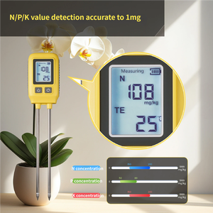 Sensor Digital de NPK para Suelo de Alta Precisión, Detector Portátil de Nitrógeno, Fósforo <span class=keywords><strong>y</strong></span> Potasio en Suelo con Temperatura para Agricultura - Product Image 3