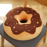 Ventes chaudes Jouets en peluche personnalisés en forme de beignets, oreiller dessert, coussin chocolat, poupées, jouet en peluche, décoration, cadeau pour filles