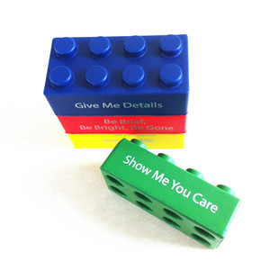 BSBH Anti-Stress PU Mousse Blocs de Construction 8*4*3cm Éducatifs Peluches Personnalisable Logo <span class=keywords><strong>Pression</strong></span> Balle Jouets - Product Image 2