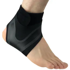 Tutore sportivo per la protezione della caviglia per uomo e donna-manicotto di compressione per cavigliera regolabile traspirante distorsione per la corsa