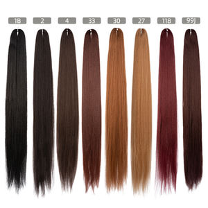 Purple Synthetic Dreadlocs <b>Braiding</b> <b>Hair</b> Extensions <b>Pre</b>-<b>Stretched</b> 70Inch 4PCS/Pack 360g Low Temperature Flame Retardant Braids - Product Image 5