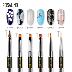 Pinceaux de haute qualité pour vernis gel Rosalind, stylo de précision pour la peinture et le traçage, pinceau acrylique pour la décoration des ongles - Product Image 5