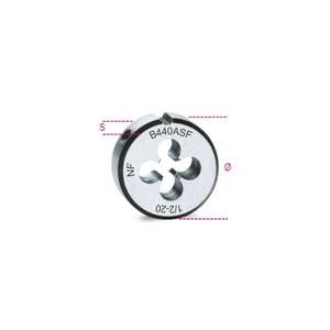 BETA - 004400247 Troqueles redondos con paso fino e hilo UNF hechos de acero cromado (paquete múltiple) ACCESORIOS DE HERRAMIENTAS ELÉCTRICAS - Product Image 1