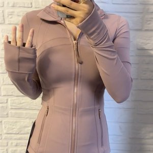 High quality sports <b>jacket</b> sun protection <b>yoga</b> suit fitness slimming and slimming stand up collar <b>jacket</b> for women - Product Image 5