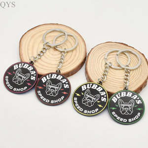 QYS Factory Custom Logo Keyring Cartoon Letter Personalised <b>Key</b> <b>Chain</b> Hard Soft Enamel <b>Metal</b> Keychain - Product Image 3