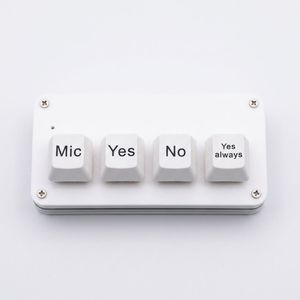 Teclado con Entrada de Voz por IA y Respuesta Rápida para Servicio al Cliente de Comercio Electrónico |   Asistente de Chat de Ventas con Plantillas Inteligentes W855 - Product Image 3