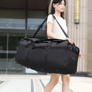 Expandable Water Resistant Polyester 100L Lightweight Large Capacity Folding Travel <b>Backpack</b> Multi Functional Luggage Shoulder - Product Image 5