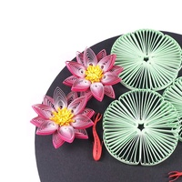 Kits de démarrage pour le quilling sur papier 26801 avec papier à quilling, planche à quilling, peigne, outil de curling, stylo à quilling à fente et aiguilles