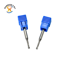 Outils CNC de fraise en bout à trois dents en carbure de guerrier pour aluminium revêtu de diamètres de tige de 6mm 8mm 10mm Support OEM et ODM