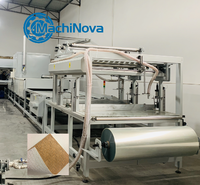 Ligne de production de carreaux céramiques MCM MachiNova pour matériaux de décoration de bâtiment flexibles