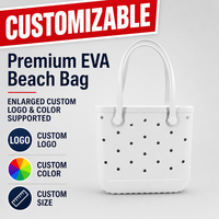 Sac de plage personnalisé en EVA, imperméable, grande capacité, sac fourre-tout en caoutchouc, sac à main d'été pour l'extérieur, vente en gros, OEM, marque privée