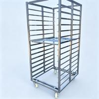 Chariot de refroidissement pour boulangerie en acier inoxydable SUS 304 SUS 316, 600x400 mm