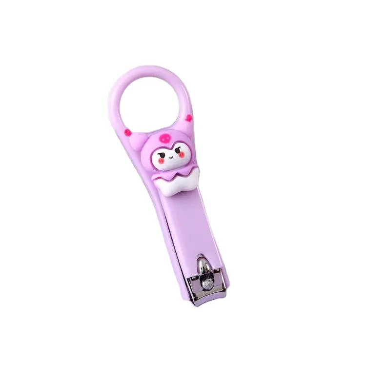 RTS Cute and sweet cartoon 3D Decal nail clippers Splash resistant nail clippers for kids and adults