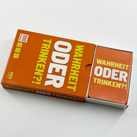 Jeu de société pour adultes avec design personnalisé sur le devant et le dos, bilingue, amusant, bon moment, jeu de cartes de questions pour couples