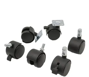 Industrial Bedbox Rubber Wheel Casters For Furniture High Quality Castors