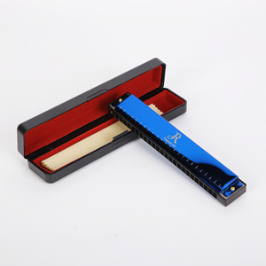 Chuyên Nghiệp 24-Lỗ Thép Tremolo <span class=keywords><strong>Harmonica</strong></span> Key C-Bền Chống Gỉ <span class=keywords><strong>Reeds</strong></span> Với Trường Hợp Khó Khăn & Vải Bao Bì Cho Các Nhạc sĩ - Product Image 6