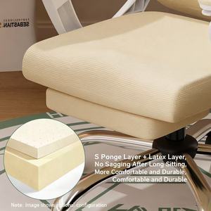 Silla de Oficina Ergonómica para Juegos, Cómoda Silla de Computadora para el Hogar, Dormitorio de Niñas, Ideal para Largas Jornadas - Product Image 5