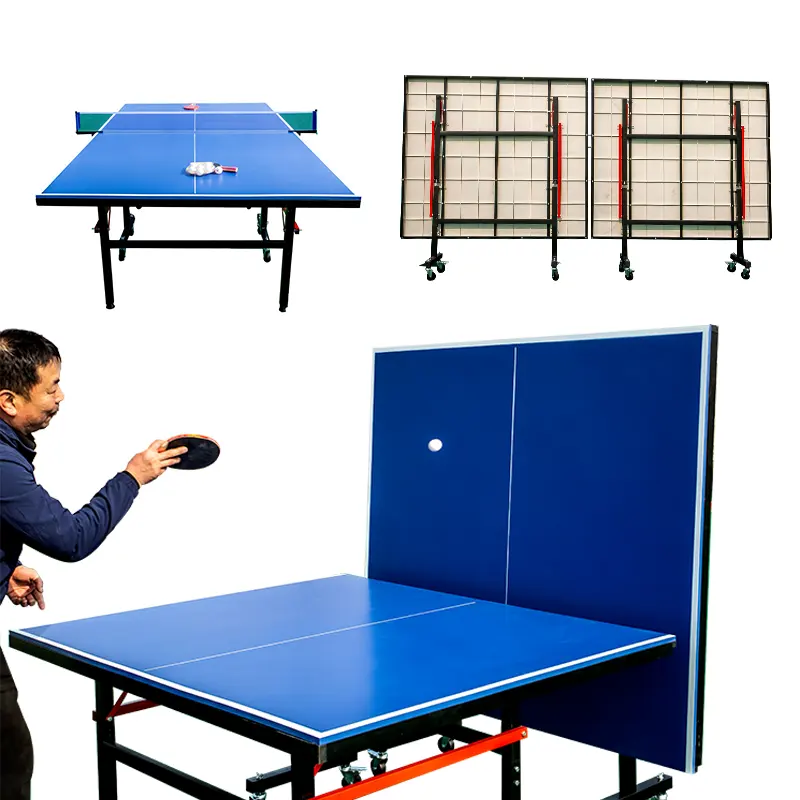 Meja Ping-pong lipat luar ruangan murah tenis Cina meja profesional kompetisi ping-pong