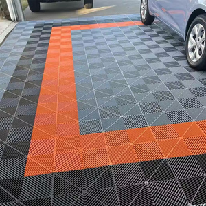 Baldosas de plástico entrelazadas para interiores antideslizantes, mosaico de garaje de vinilo PP para Taller de lavado de coches para uso en interiores - Product Image 3