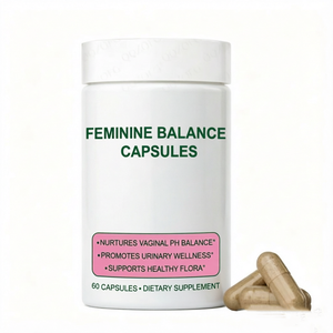 Capsules Équilibre Féminin 60 unités – Complément Alimentaire pour Femmes – Soutien Probiotique Naturel – Bien-être Vaginal et Urinaire - Product Image 1