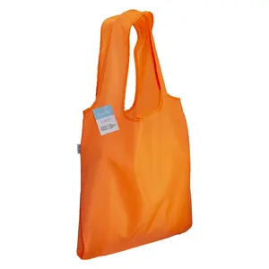 Borsa shopper pieghevole in RPET, merchandising sostenibile - Product Image 1