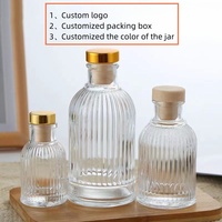 Diffuseur en verre moderne 3oz 7oz Diffuseur bouteille en verre Fashion Diffuseur bouteille