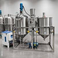 Automatische palmolieproductiemachine 5T/H, palmvruchtenoliepers, oplosmiddelextractiemachine, eetbare olieraffinaderij