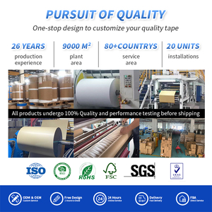 Tùy chỉnh in phân hủy sinh học Kraft tráng keo giấy Băng chịu nhiệt không thấm nước tự <span class=keywords><strong>d</strong></span>ính fita adesiva cho cá nhân - Product Image 5