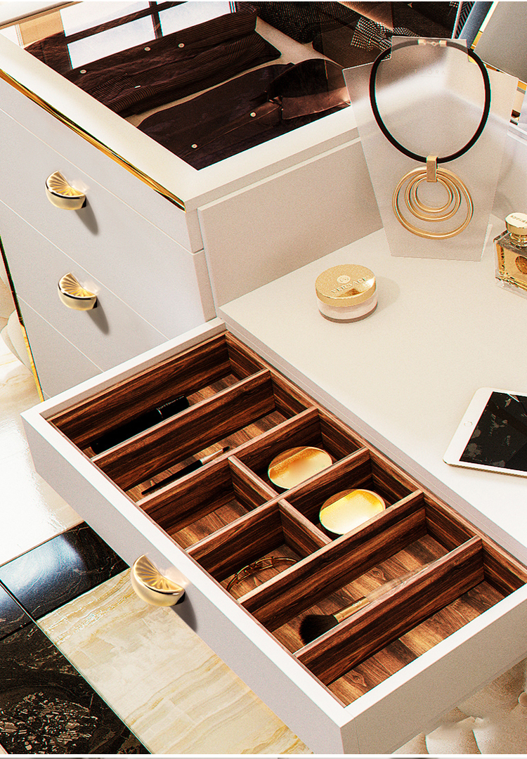 EADER Nordic golden light luxury orange design cabinet handle modern minimalist wardrobe drawer handle