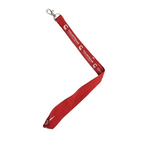 Custom RPET Polyester Neck Lanyards with Logo Including <b>Hook</b> Accessories Silk Screen Printing - Product Image 1