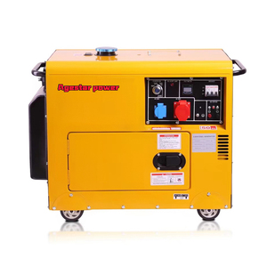 Sistema de Refrigeración por Aire de 6KW, Grupos Electrógenos Diésel Silenciosos, Monofásicos y Trifásicos de 5KW, 5.5KW, 7KW, con ATS Opcional - Product Image 2