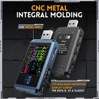 Testeur USB FNIRSI FNB48P, voltmètre, ampèremètre, détection de charge rapide TYPE-C, déclenchement, mesure de la capacité, mesure de l'ondulation avec boîtier en métal CNC