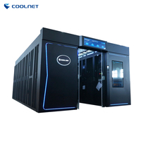 Centre de données modulaire préfabriqué tout-en-un Coolnet avec refroidissement en-rangée, armoire MetaRow 47U, surveillance DCIM intelligente, PUE réduit à 1.2