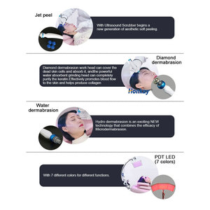 Neues Intelligentes System Schrumpfen Poren Hydro Sauerstoff Injizieren Haut verjüngung Akne-Entfernung 8 IN1 Hydra Derma brasion Equipment - Product Image 2