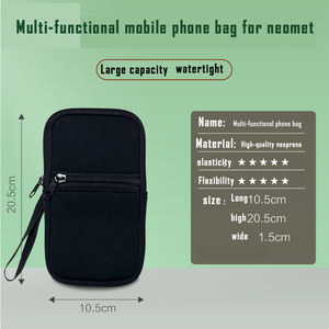 กระเป๋าใส่โทรศัพท์มือถือแบบหุ้มฉนวนนีโอพรีนพร้อมสายคล้องข้อมือ สำหรับกิจกรรมกลางแจ้ง ท่องเที่ยว ของขวัญส่งเสริมการขาย และของแจก - Product Image 2