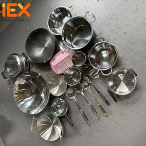 Enamel <b>Cast</b> Iron Cookware Set Zagumi Dutch Oven Pot <b>Pan</b> Kitchen Cookware Sets Wholesale Factory Bulk - Product Image 1