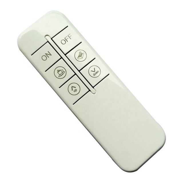 Customize High Glossy Shell 6/8 Buttons Infrared Remote Control 2.4g Wireless 433 mhz Controller