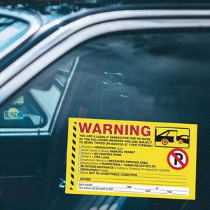 Pegatinas de infracción de estacionamiento con usted ha estacionado en un área de estacionamiento privado Vehículo de infracción estacionado legalmente difícil de quitar - Product Image 3