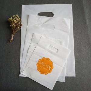 Sinh thái thân thiện biểu tượng tùy chỉnh in khuyến mại tái sử dụng nhựa <span class=keywords><strong>LDPE</strong></span> HDPE hàng tạp hóa mua sắm túi với xử lý - Product Image 4