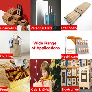 Boîte en carton blanche à fenêtres de style <span class=keywords><strong>vintage</strong></span> personnalisée pour serviettes avec stratification mate et découpe à l'emporte-pièce - Product Image 6